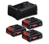 Set de base EXPERT - Chargeur 12/18V - 3X batterie 18V 4.0ah - BOSCH - 0615V0005X