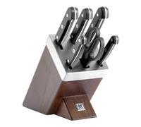 Set de bloc à couteaux GOURMET, 7 pièces, chocolat cendré, Zwilling