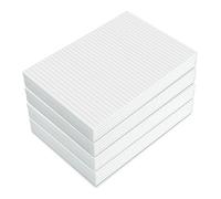 Set de blocs-notes - DIN A4 - 20 blocs - ligné - 50 pages par bloc - collé - dos cartonné solide - papier 90 g/m² - qualité supérieure