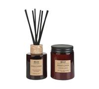 Set de bougies et diffuseurs de soja avec bâtonnets Fresh Laundry Dark Elegance Lumarko !