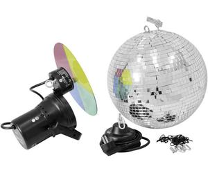 Set de boule à facettes Eurolite 50101860 30 cm