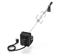 Set de brochettes universelles pour rôtisserie pour barbecues à gaz - Comprend moteur et aiguilles