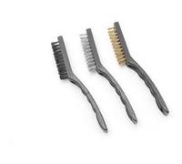Set de brosses métalliques étroites 3 pièces (L)230 mm Hendi 3
