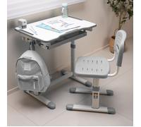 Ensemble bureau enfant 'Sala' 2 pièces table enfant avec chaise Gris