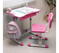 Set de bureau pour enfant 'Sala' 2 pièces Table pour enfant avec chaise Rose