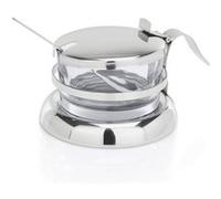 Set de burettes a parmesan/confiture en Verre/inox H 55 mm Ø 90 mm Was Germany 14 G