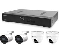 Set de caméra 1x AVTECH NVR AVH1104, 2x 2MPX IP Bullet camera AVTECH DGM2103SV et 2x 2MPX IP Dome camera AVTECH DGM2203SVSE + 4x UTP cable 1x RJ45 - 1x RJ45 Cat5e 15m !