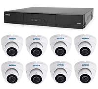 Set de caméra 1x AVTECH NVR AVH2109AX et 8x 8MPX IP Dome camera AVTECH DGM8208SVAT + 8x UTP cable 1x RJ45 - 1x RJ45 Cat5e 15m !