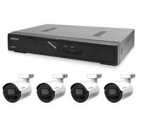 Set de caméras 1x AVTECH NVR AVH1104 et 4x 2MPX IP Bullet camera AVTECH DGM2103SV + 4x câble UTP 1x RJ45 - 1x RJ45 Cat5e 15m !
