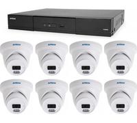 Set de caméras 1x AVTECH NVR AVH2109AX et 8x 5MPX IP Dome camera AVTECH DGM5206SVAT + 8x UTP cable 1x RJ45 - 1x RJ45 Cat5e 15m