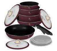 Set de Casseroles Berlinger Haus BH-8250 Titan 12 Pièces Bordo