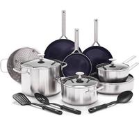 Set de casseroles Blue Diamond 15 pièces - Compatible avec toutes les sources de chaleur - Induction - Sans - Lavable au lave-vaisselle