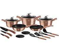 Set de Casseroles en Granit Berlinger Haus BH-6161 17 Pièces Rose Doré