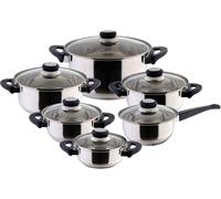 Set de casseroles Karin acier inoxydable 6 pièces