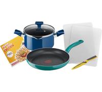 Set de casseroles Pasta La Vista,revêtement anti-adhésif en titane,indicateur de température thermosignal,cuisson sûre,nettoyage facile, convient aux cuisinières à induction