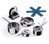 Batterie de cuisine SPACE 1000032, set de 5 pc, argent, acier inoxidable, Joseph Joseph