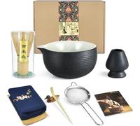 Set de cérémonie du thé Matcha avec bol en émail bleu Usucha KoichaMJ8