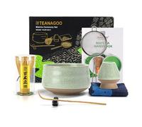 Set de cérémonie du thé matcha japonais 7 pièces vert