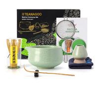 Set de cérémonie matcha 7 pièces en bambou et céramique