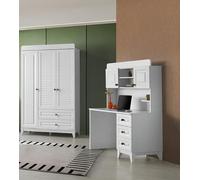 Set de chambre d'enfant Armoire Bureau Table Set de 2 pièces Meubles
