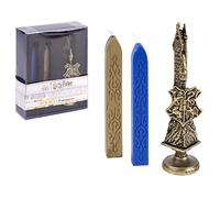 Set de cire à cacheter Harry Potter, 3 pièces, queues de cire, tampon et sceau, idée cadeau (Hogwarts)