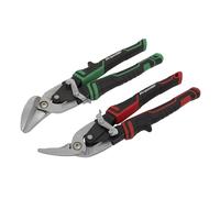 Set De Cisailles À Tôle Offset À Fort Levier Sealey 2 Pièces AK69072