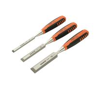 Set De Ciseaux À Bois Bahco À Biseau 3 Pièces Taille 12, 18 Et 25Mm BAH424PS3