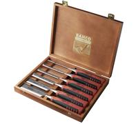 Bahco Jeu de ciseaux à bois 424P-S6-EUR - 6 pièces (6,10,12,18,25,32 mm) - coffret bois