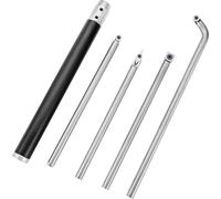 Set de ciseaux à bois VEVOR 12 mm, ciseau à bois avec longueur de manche 295 mm, ciseau à bois （1+4 ）PCS, couteau à trancher avec longueur d'onde 250 mm, ciseau à bois pour tours à bois