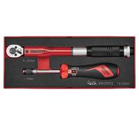 Set de clés dynamométriques et tournevis Foamx2 tray 1/4 2 pièces Teng Tools TEZSD02