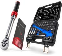 Set de clés dynamométriques pour vélo 1/4" 2,5-20Nm 32 pièces mécanique de précision