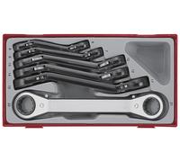 Set de clés polygonales à racagnac doubles TTX1 tray 6-22mm 12pans 6 pièces Teng Tools TTRORS