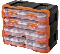 Set de coffrets de rangement séparations variables Alutec 66003 (L x l x H) 38 x 18 x 32 mm 6 parties