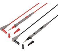 Set de cordons de mesure de sécurité 1.20 m noir, rouge VOLTCRAFT MS-4P