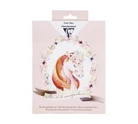 SET DE CORRESPONDANCE KIDS, 8 feuilles A5 + 8 enveloppes C6 + 4 cartes 11x15,5cm + 2 planches de stickers, Licorne - Multicolore