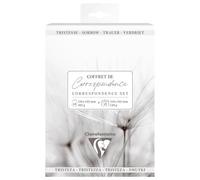 SET DE CORRESPONDANCE THÉMATIQUE, 8 enveloppes Pollen C6 (114x162mm) 120g + 8 cartes pliées 110x155m 185g, Condoléances