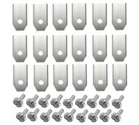 Set de coupe inox 18 ou 30 pièces 0,7 mm compatible tondeuse à gazon(Silver 18pcs)
