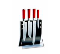 Set de couteaux, 4 pièces, avec support à couteau magnétique RED SPIRIT, F.Dick
