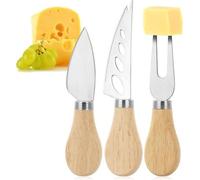 Set de couteaux à fromage 3 pièces pour fromages à pâte molle et à pâte dure