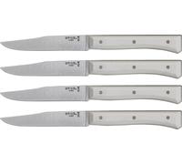 Coffret de 4 couteaux de table à lame lisse Facette blanc Opinel