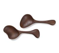 Set de couverts à salade OS 23 cm, set de 2 pc, marron, bois, ferm LIVING