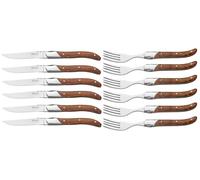 Set de couverts a steak Blackwell - Couteaux a steak - Laguiole - 12 pieces