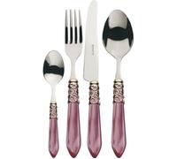 Set de couverts - Casa Bugatti - Melodia - 24 pièces - Lilas - Acier inoxydable 18/10