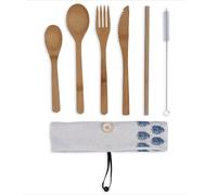 Set de couverts en bambou Livoo
