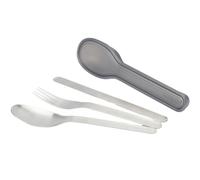 Set de couverts, set de 3, avec étui, acier inoxydable, Black+Blum