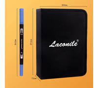 Set de crayons aquarelle Doppelpunt - 120 marqueurs de couleur à base d'eau pour la calligraphie et le dessin