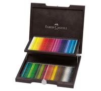 Set de crayons de couleur Polychromos 72 pcs-cassette en bois