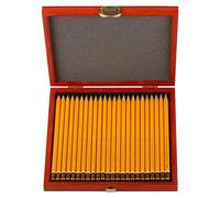 Set de crayons graphites Koh-i-noor 24 pièces dans un coffret en bois