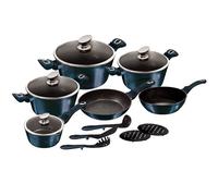 set de cuisson 10 pièces avec surface en marbre METALLIC LINE AQUAMARINE EDITION 20037