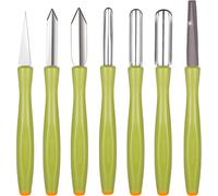 Tescoma presto carving lot d'ustensiles de décoration sur légumes acier inoxydable vert/orange G